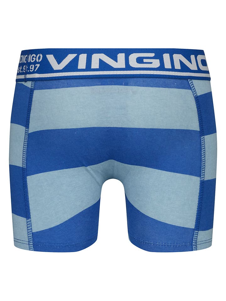 Vingino Dunkelblau/ Hellblau 6633183 4er-Set: Boxershorts in Dunkelblau/ Hellblau - 10