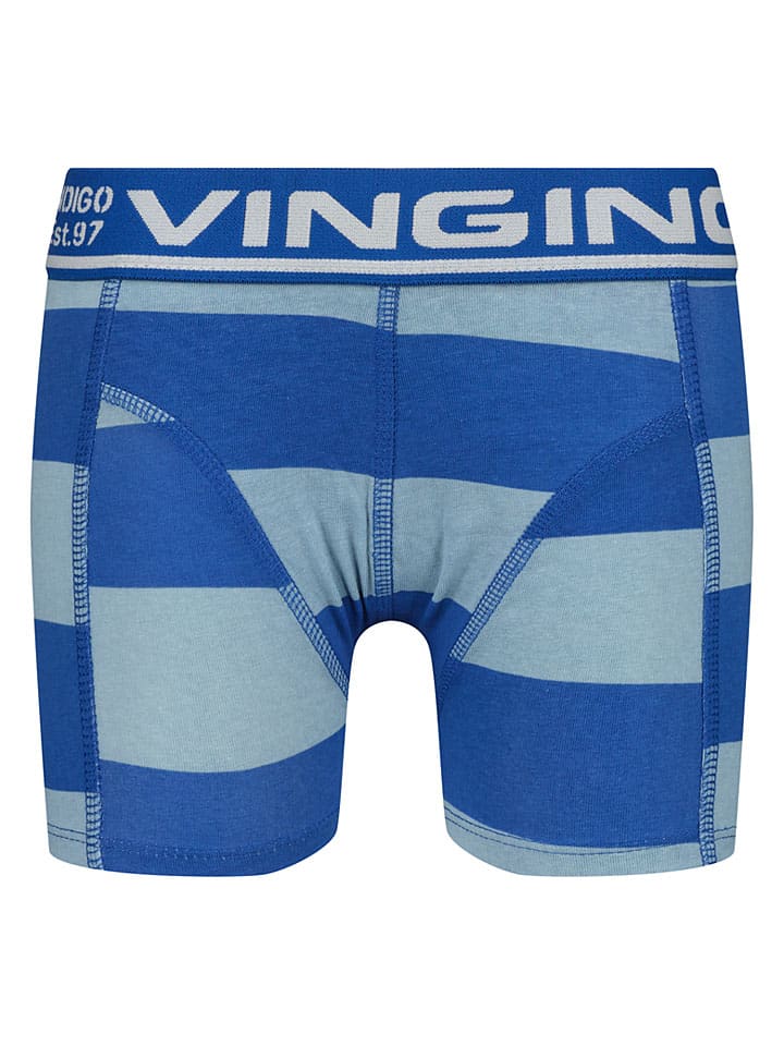 Vingino Dunkelblau/ Hellblau 6633183 4er-Set: Boxershorts in Dunkelblau/ Hellblau - 9