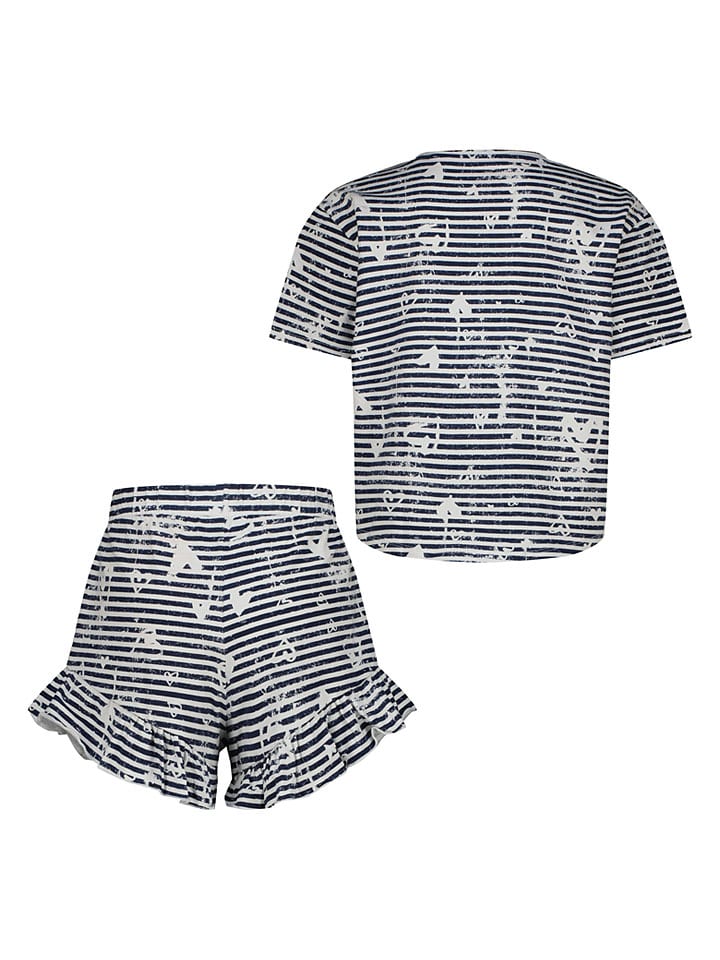Vingino Dunkelblau/ Creme 6454189 Pyjama "Waranda" in Dunkelblau/ Creme - 2