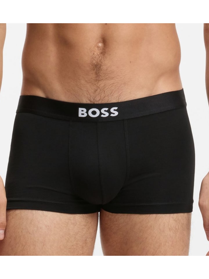 Boxerky Hugo Boss Underwear Schwarz 1769128 3er-Set: Boxershorts in Schwarz - 2