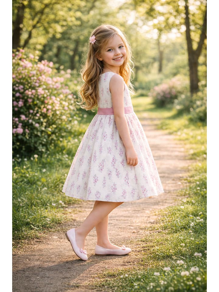 happy girls by Eisend Creme/ Rosa 327267 Kleid in Creme/ Rosa - 3