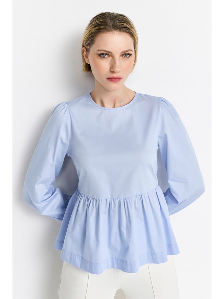 Rich & Royal Hellblau 8628051 Bluse in Hellblau - 2