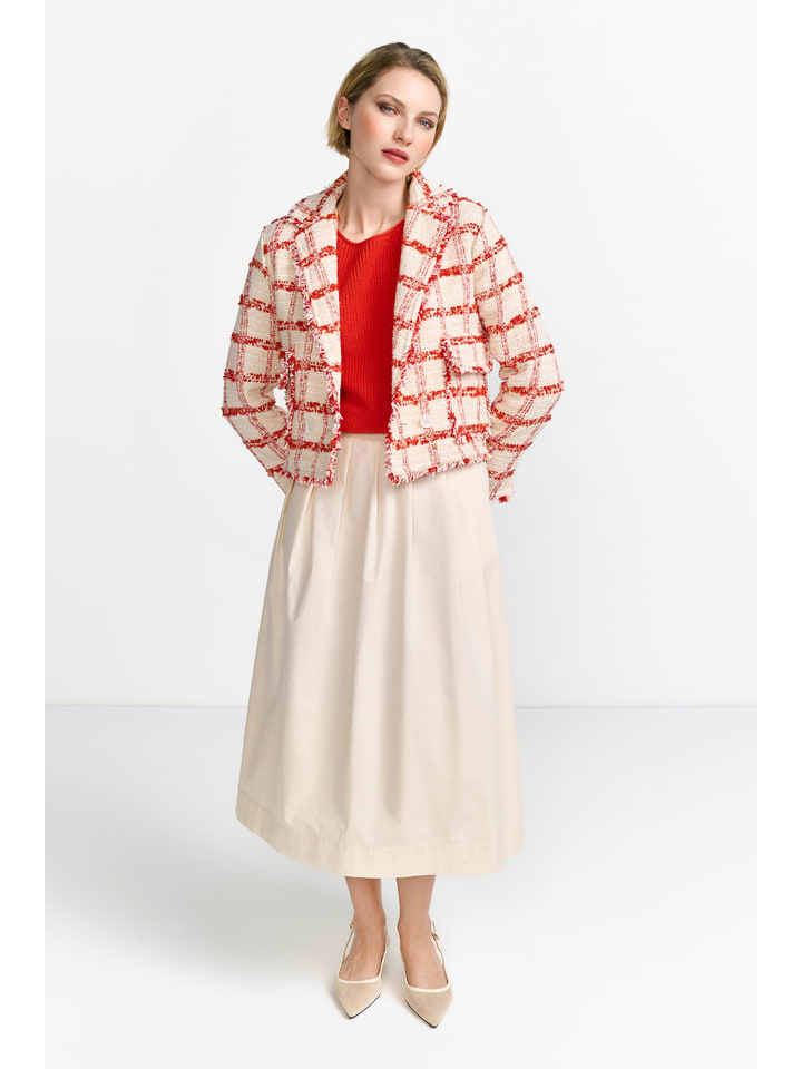 Dámska bunda Rich & Royal Rot/ Creme 2775763 Blazer in Rot/ Creme - 1