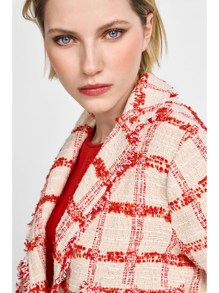 Dámska bunda Rich & Royal Rot/ Creme 2775763 Blazer in Rot/ Creme - 4