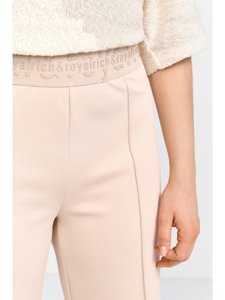 Nohavice Rich & Royal Beige 2149137 Hose in Beige - 4