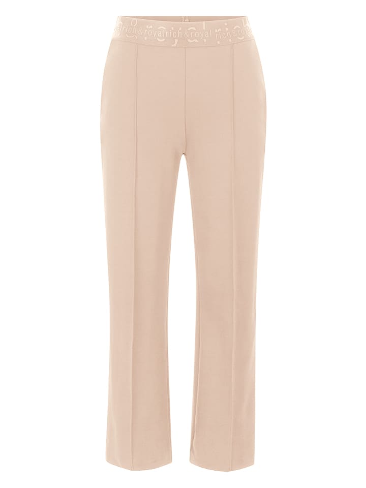 Nohavice Rich & Royal Beige 2149137 Hose in Beige - 5