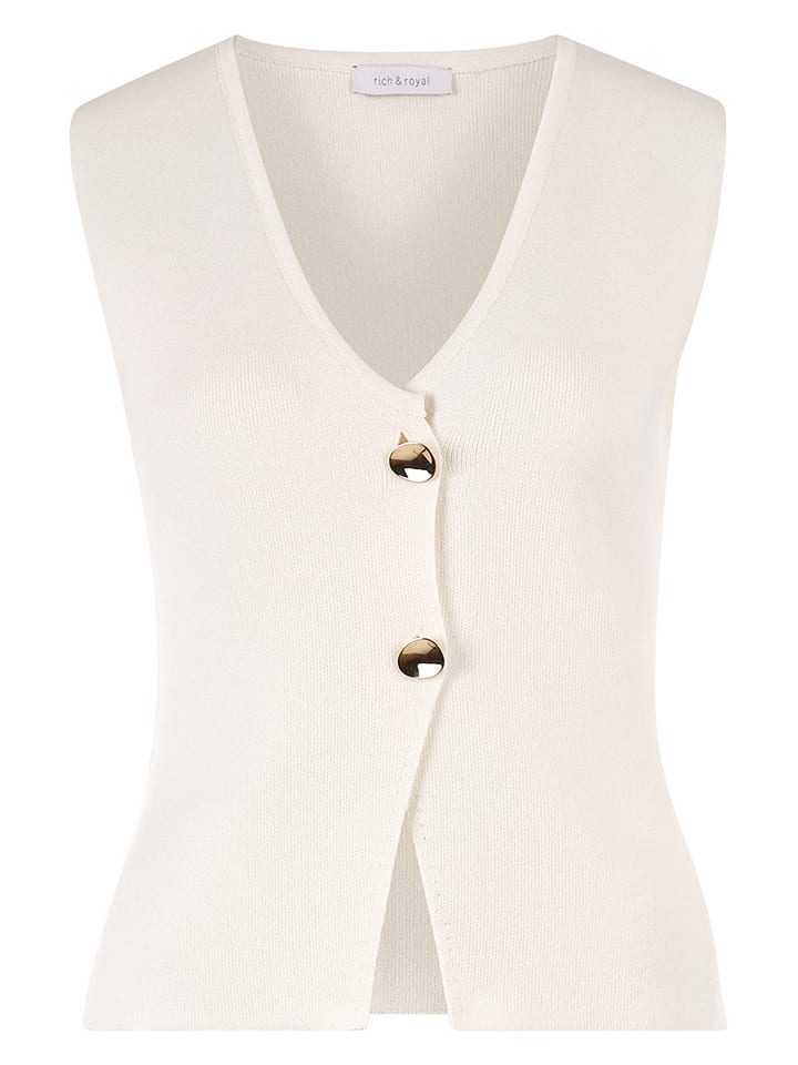 Sveter Rich & Royal Creme 4362377 Cardigan in Creme - 5
