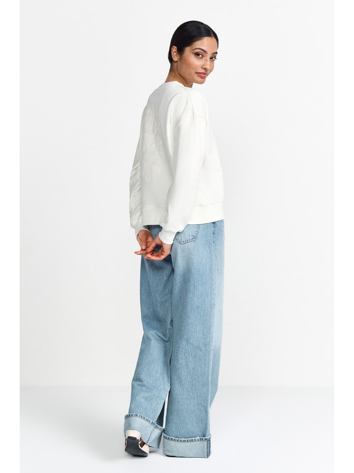 Mikina Rich & Royal Weiß 178178 Sweatshirt in Weiß - 3