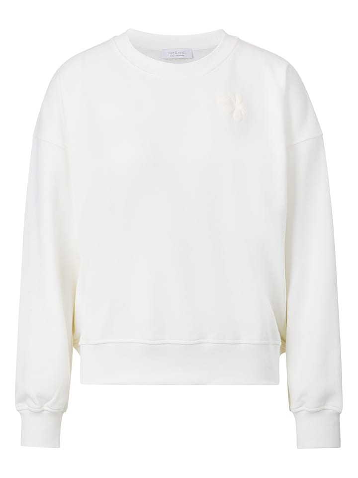 Mikina Rich & Royal Weiß 178178 Sweatshirt in Weiß - 6