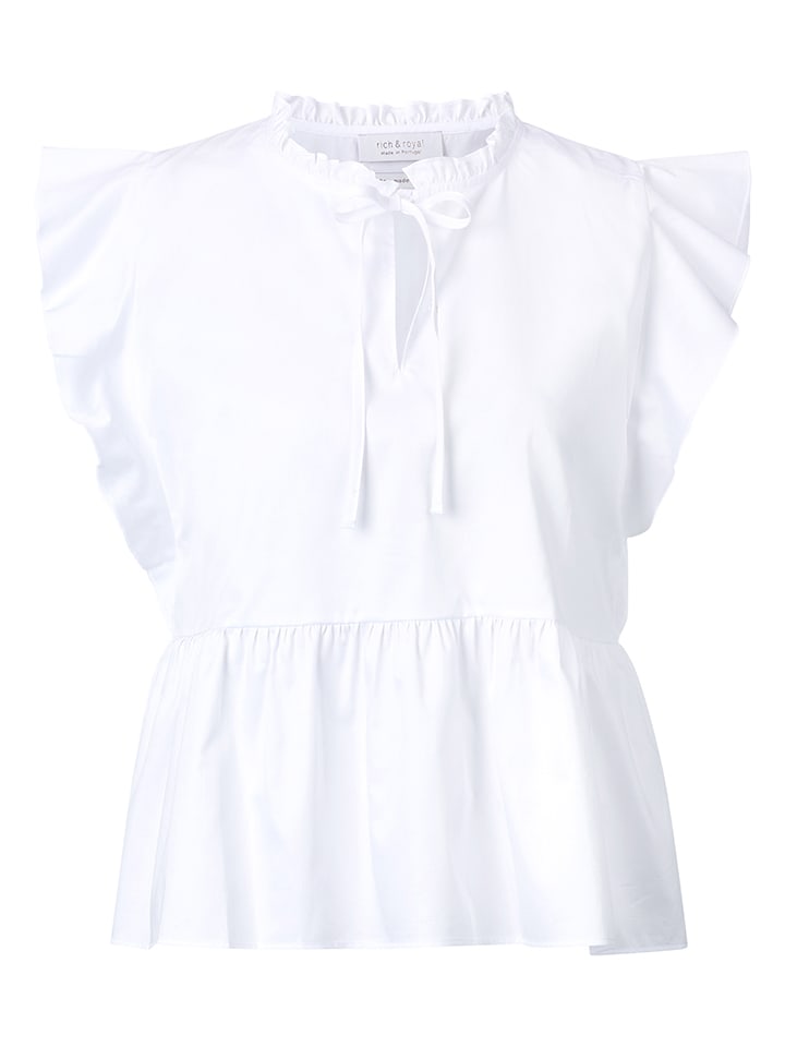 Rich & Royal Weiß 6732741 Bluse in Weiß - 5