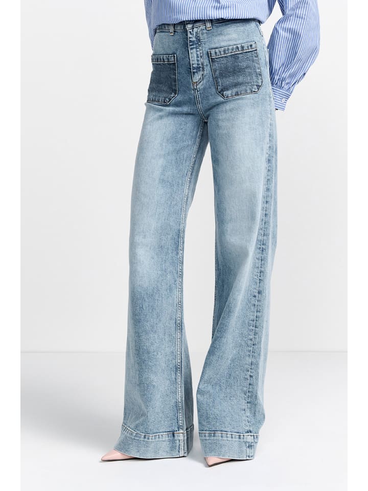Dámske rifle Rich & Royal Hellblau 7790243 Jeans - Comfort fit - in Hellblau - 2