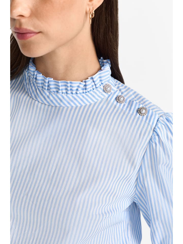 Rich & Royal Hellblau/ Weiß 2185969 Bluse in Hellblau/ Weiß - 3