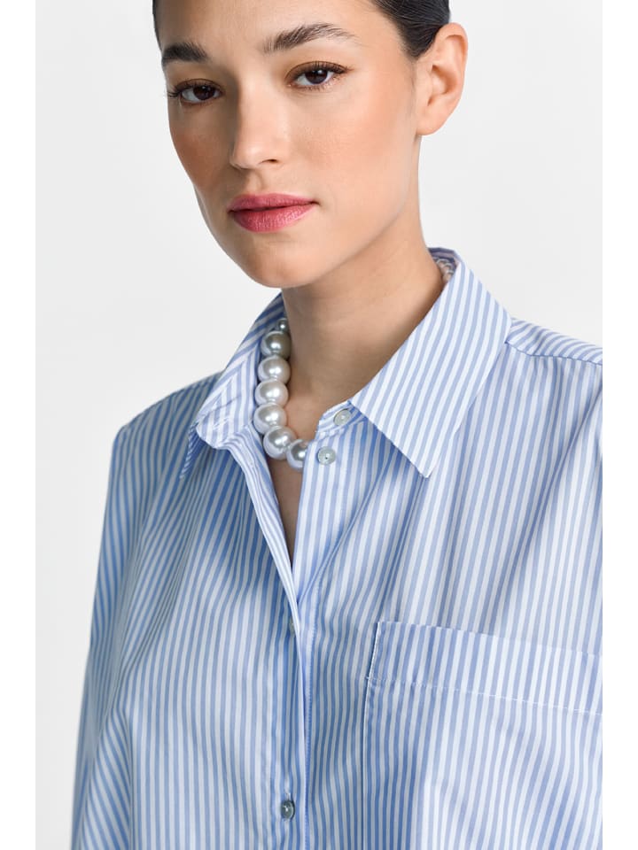 Rich & Royal Hellblau/ Weiß 770539 Bluse in Hellblau/ Weiß - 3
