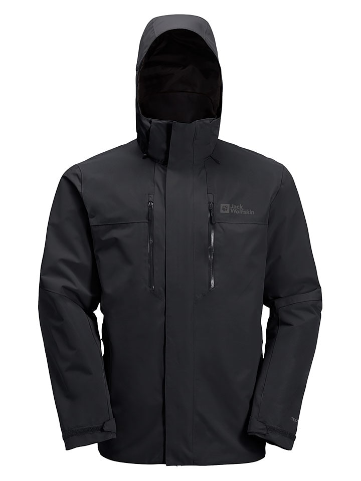 Bunda Jack Wolfskin Schwarz 1018082 Funktionsjacke "Jasper" in Schwarz - 8