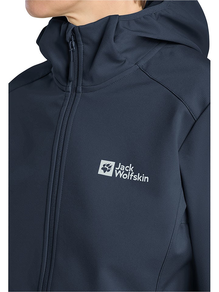 Dámska bunda Jack Wolfskin Dunkelblau 5564923 Softshelljacke "Bornberg" in Dunkelblau - 5