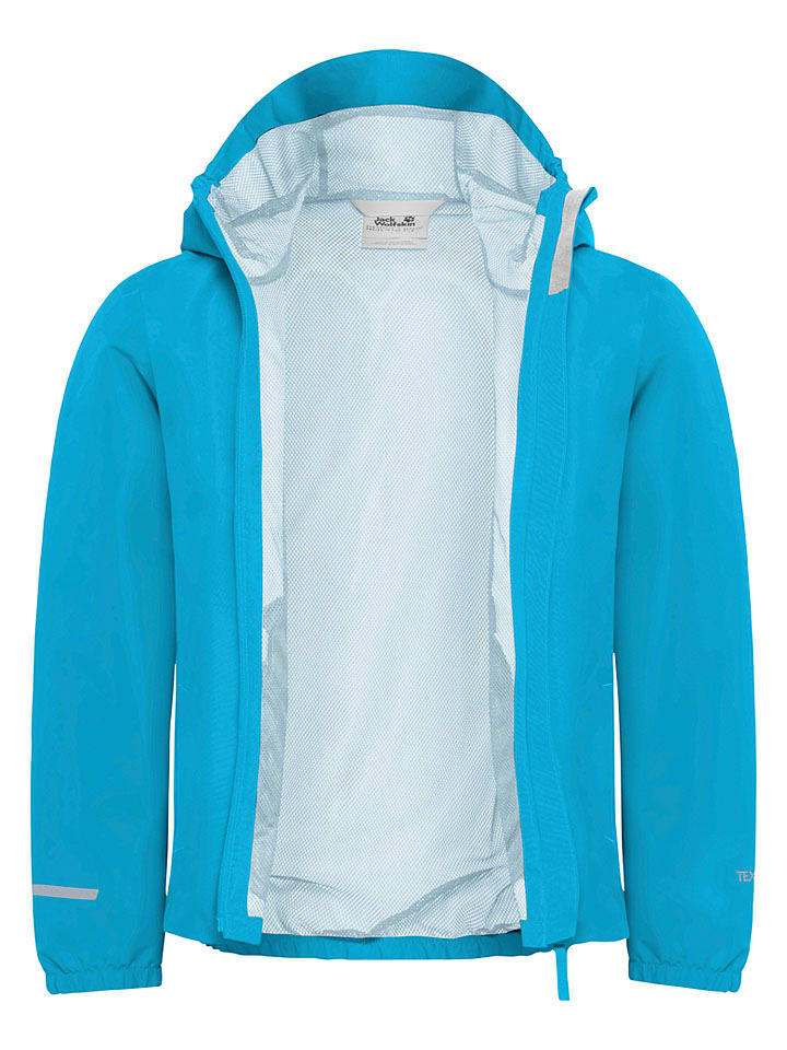Jack Wolfskin Blau 8263902 Regenjacke "Flaze" in Blau - 6
