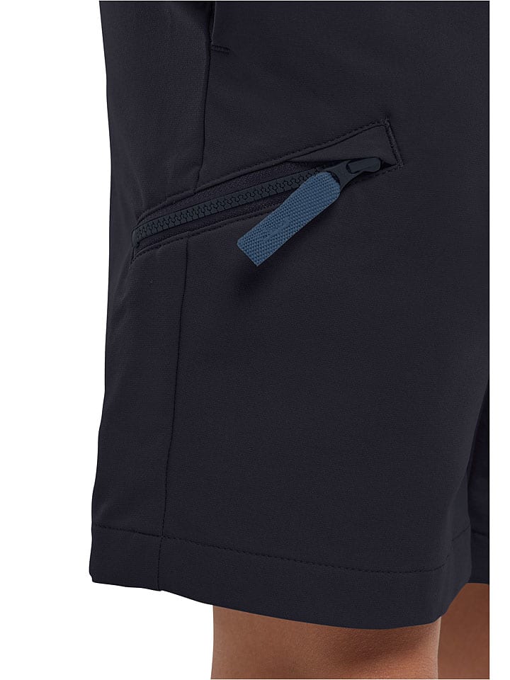 Kraťasy Jack Wolfskin Dunkelblau 9790118 Funktionsshorts "Turbulence" in Dunkelblau - 4