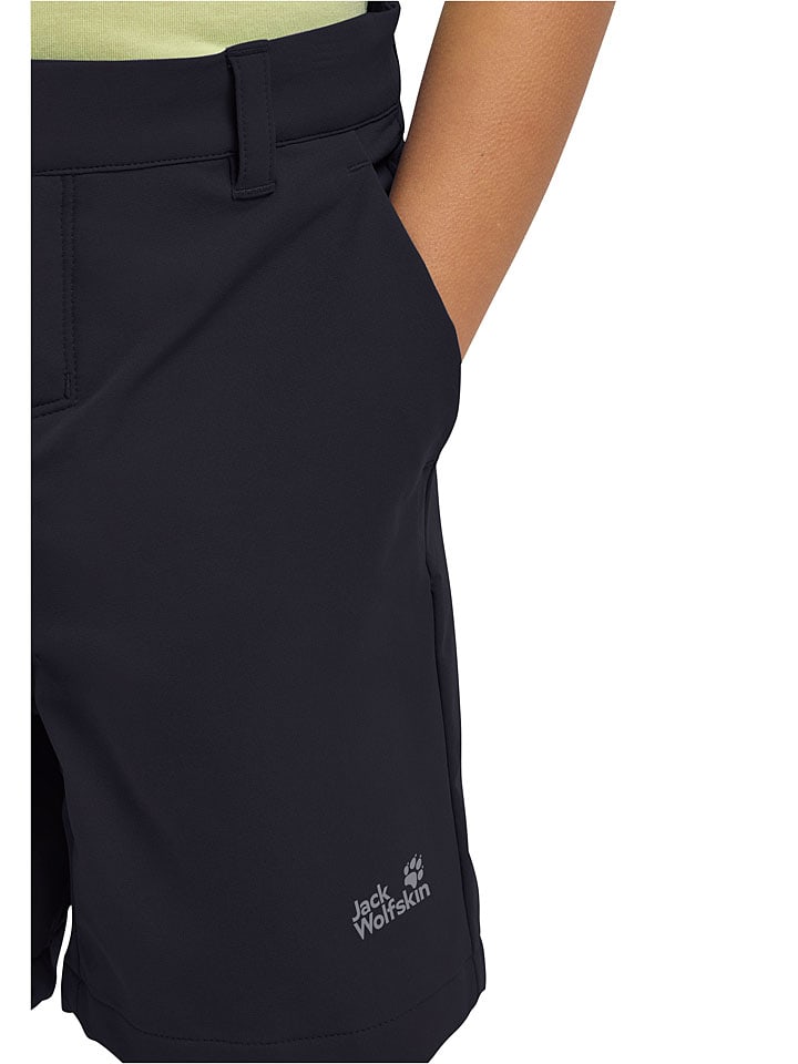 Kraťasy Jack Wolfskin Dunkelblau 9790118 Funktionsshorts "Turbulence" in Dunkelblau - 5