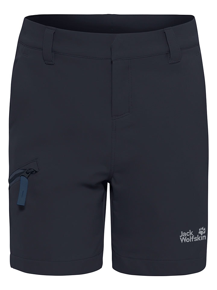 Kraťasy Jack Wolfskin Dunkelblau 9790118 Funktionsshorts "Turbulence" in Dunkelblau - 6