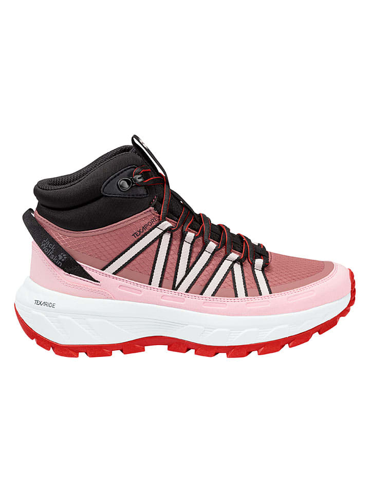 Topánky Jack Wolfskin Pink 1011841 Trekkingboots "Wild Hike Texapore Mid" in Pink - 2