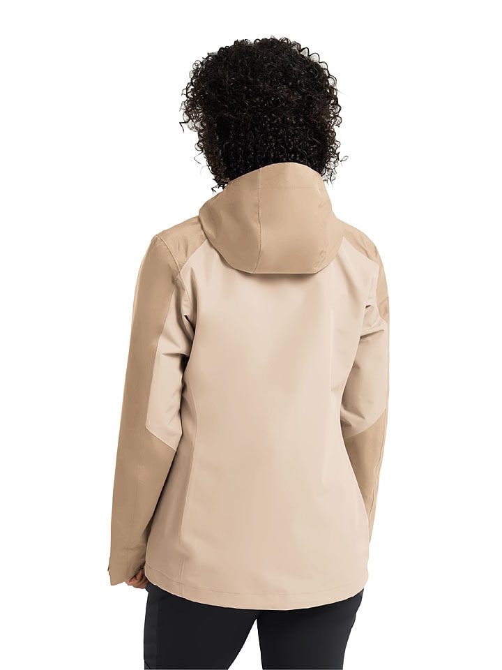 Dámska bunda Jack Wolfskin Beige 8121434 Regenjacke "Wildbound" in Beige - 2