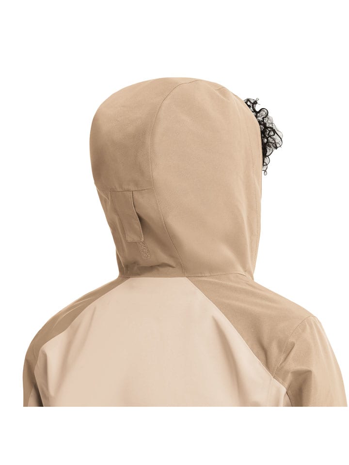 Dámska bunda Jack Wolfskin Beige 8121434 Regenjacke "Wildbound" in Beige - 3