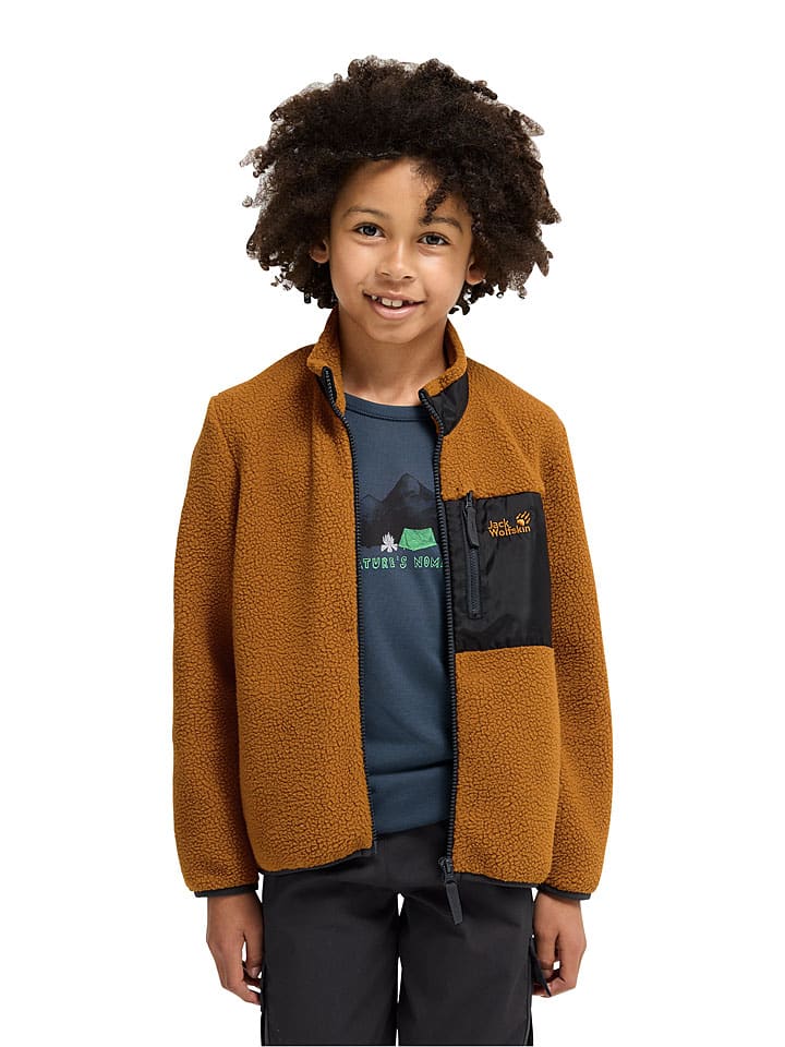 Jack Wolfskin Hellbraun 9747191 Fleecejacke "Lite Curl" in Hellbraun - 2