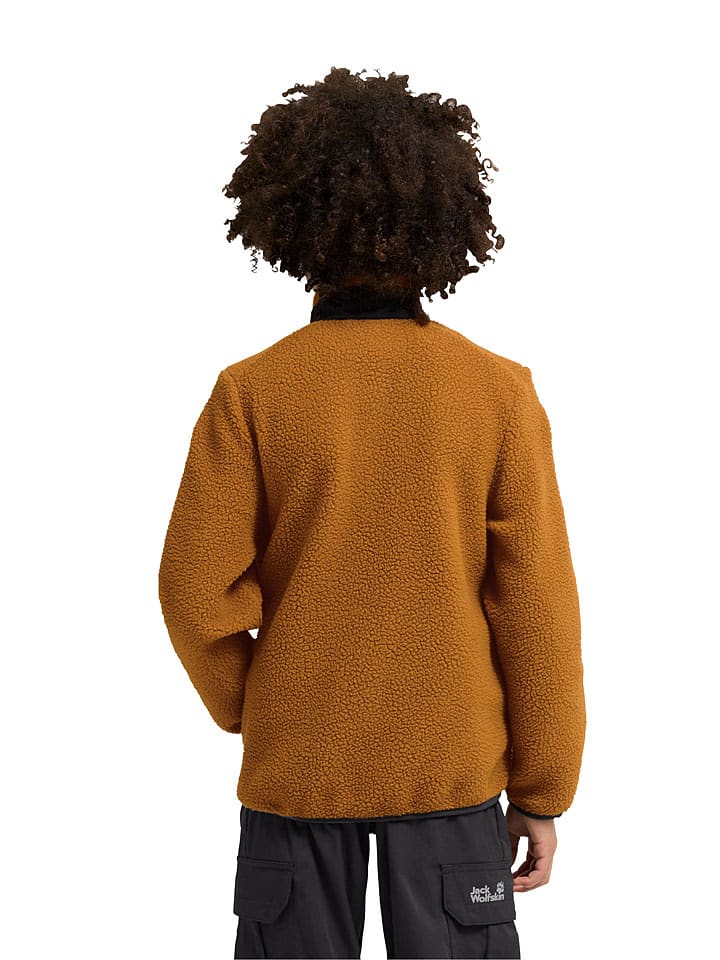 Jack Wolfskin Hellbraun 9747191 Fleecejacke "Lite Curl" in Hellbraun - 3