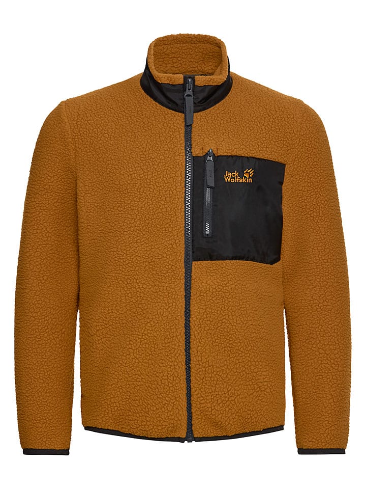 Jack Wolfskin Hellbraun 9747191 Fleecejacke "Lite Curl" in Hellbraun - 4