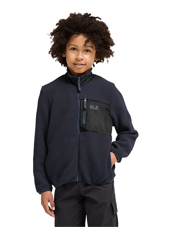 Jack Wolfskin Dunkelblau 8306259 Fleecejacke "Lite Curl" in Dunkelblau - 2