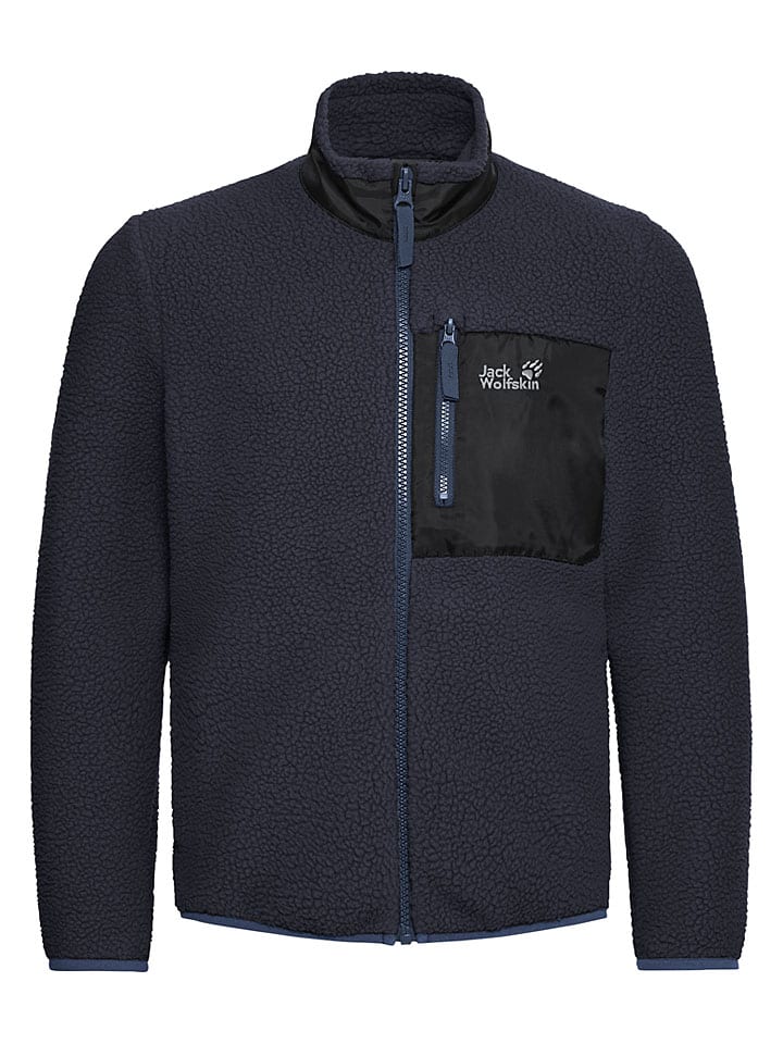Jack Wolfskin Dunkelblau 8306259 Fleecejacke "Lite Curl" in Dunkelblau - 4