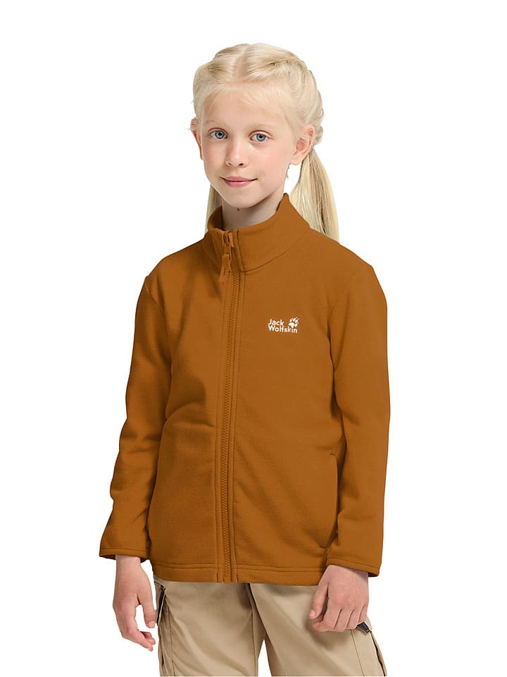 Jack Wolfskin Hellbraun 5302765 Fleecejacke "Taunus 100" in Hellbraun - 2
