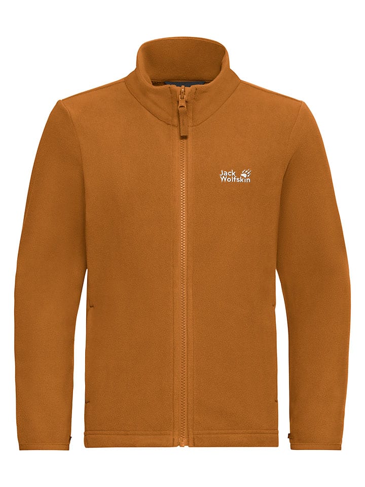 Jack Wolfskin Hellbraun 5302765 Fleecejacke "Taunus 100" in Hellbraun - 4