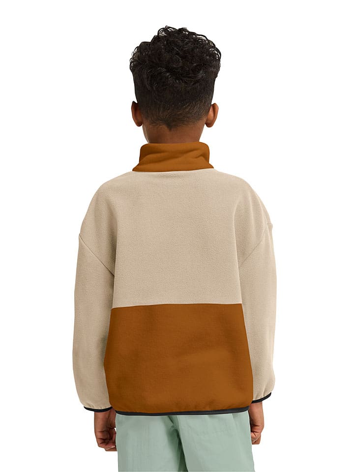 Jack Wolfskin Hellbraun/ Beige 5185140 Fleecepullover "Taunus" in Hellbraun/ Beige - 3
