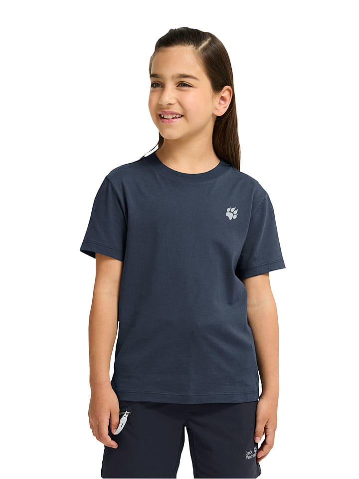 Tričko Jack Wolfskin Dunkelblau 2332330 Shirt "Paw" in Dunkelblau - 2