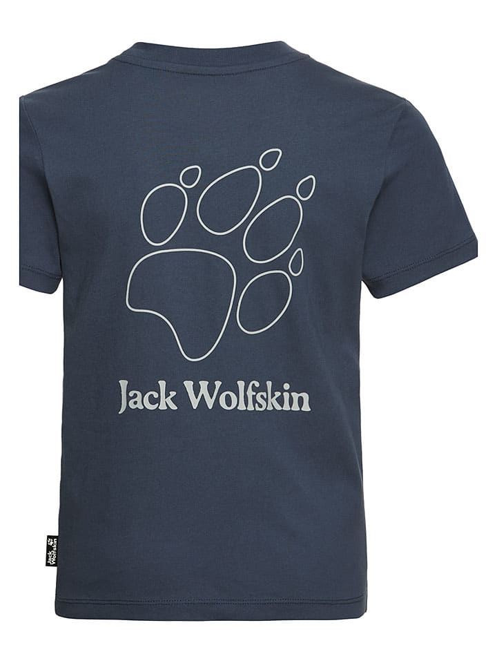Tričko Jack Wolfskin Dunkelblau 2332330 Shirt "Paw" in Dunkelblau - 5