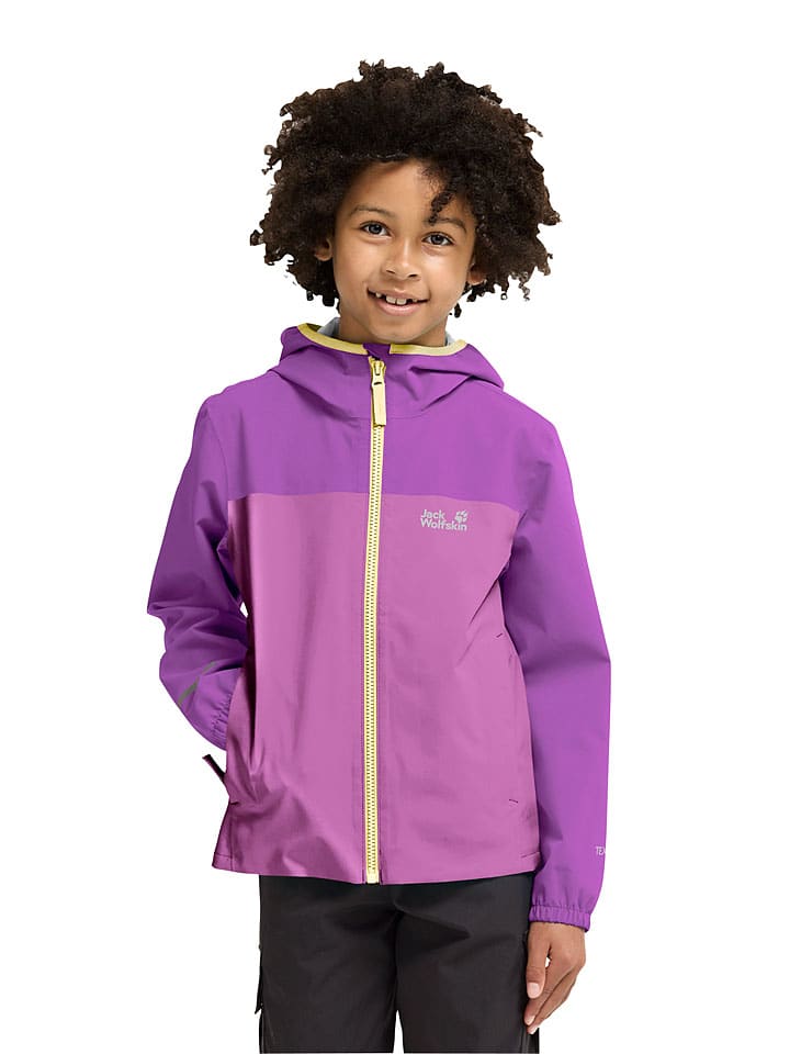 Jack Wolfskin Lila 162547 Regenjacke "Adventuretribe" in Lila - 2