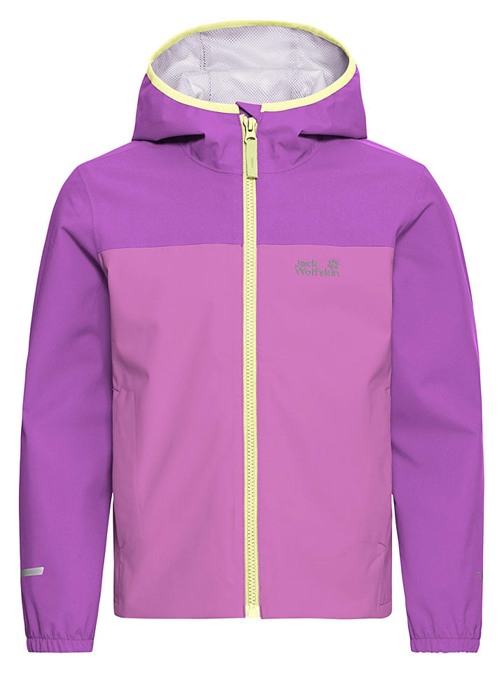 Jack Wolfskin Lila 162547 Regenjacke "Adventuretribe" in Lila - 6