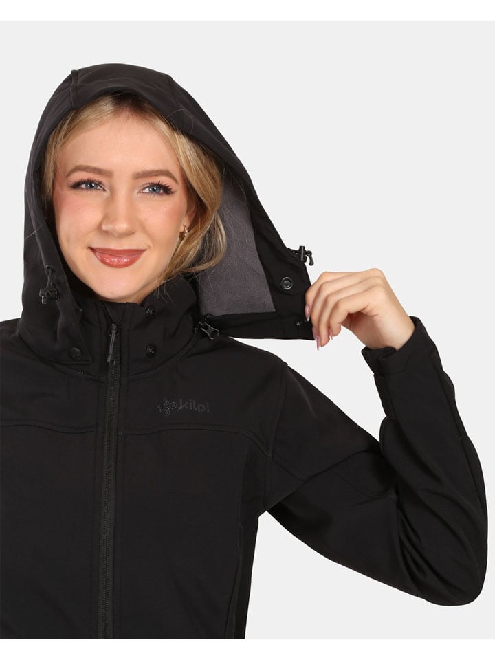 Dámska bunda Kilpi Schwarz 7638278 Softshelljacke "Ravia" in Schwarz - 4