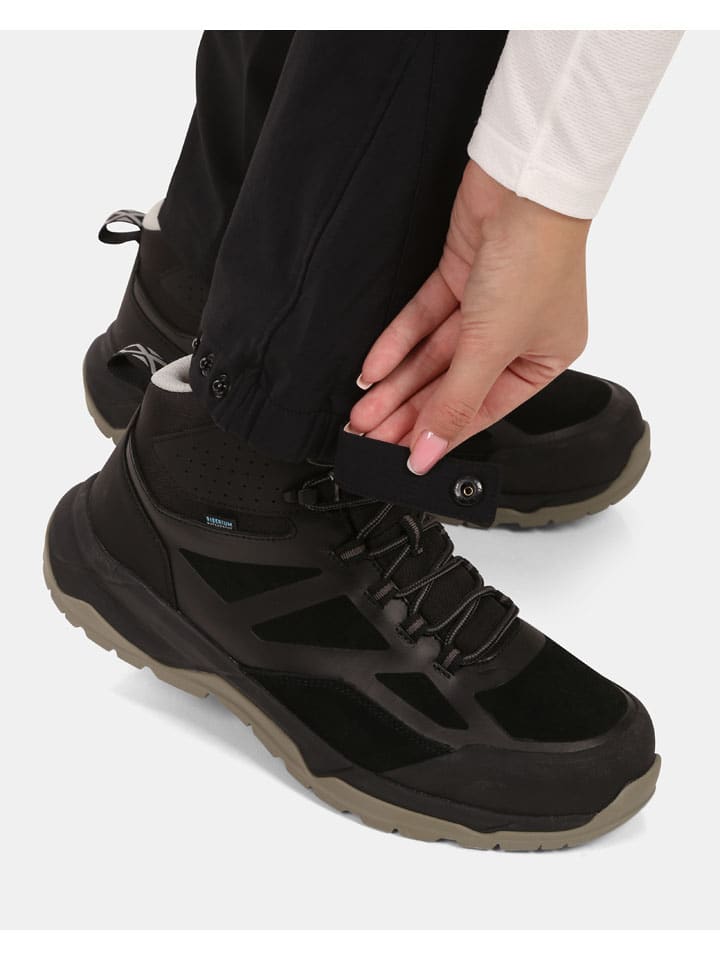 Nohavice Kilpi Schwarz 3334799 Softshellhose "Villain" in Schwarz - 6