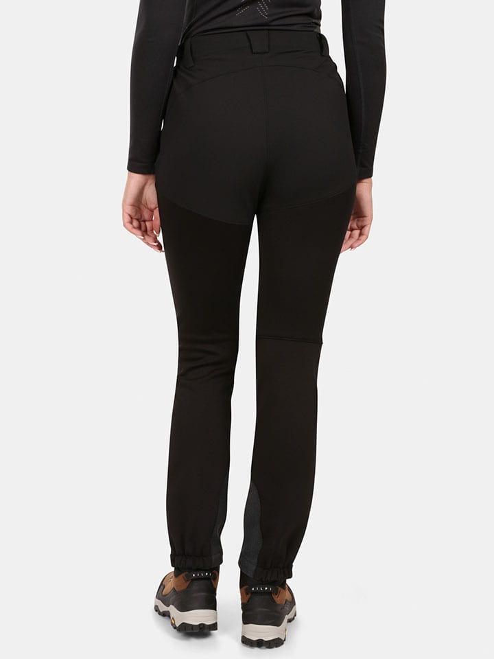Nohavice Kilpi Schwarz 7457582 Softshellhose "Nuuk" in Schwarz - 2
