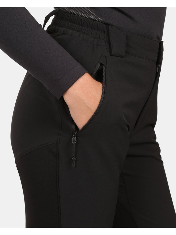 Nohavice Kilpi Schwarz 7457582 Softshellhose "Nuuk" in Schwarz - 4