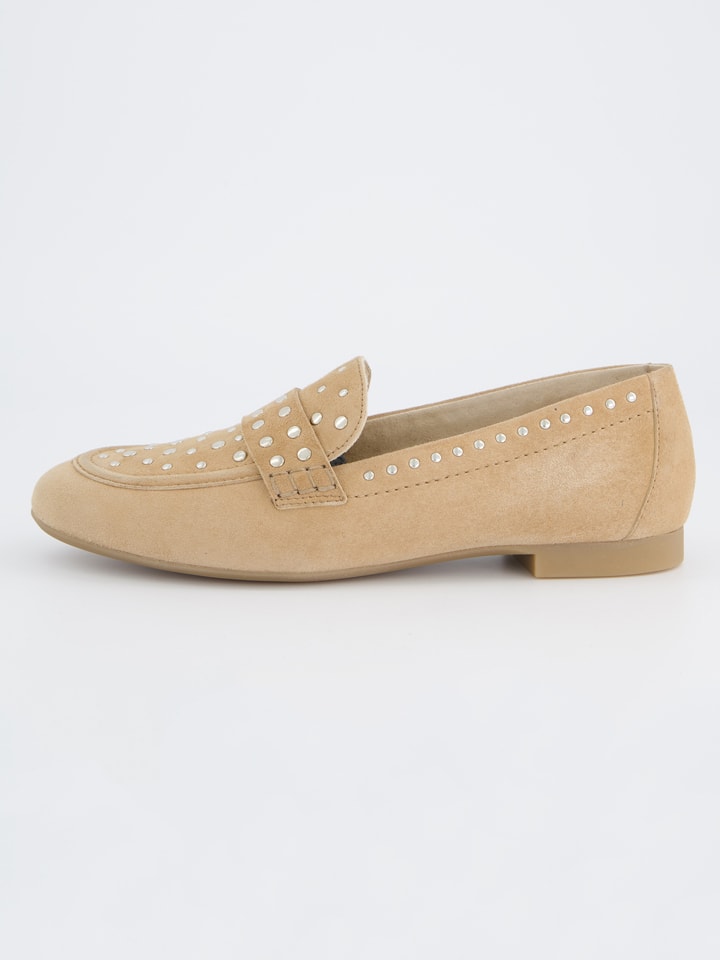 Paul Green Beige 5675617 Leder-Mokassins in Beige - 2