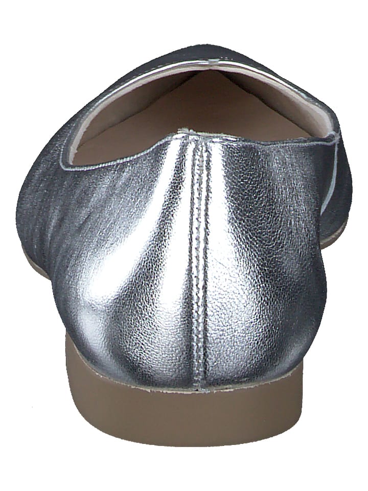 Paul Green Silber 4184195 Leder-Ballerinas in Silber - 4