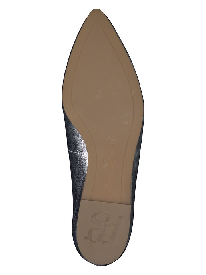 Paul Green Silber 4184195 Leder-Ballerinas in Silber - 6
