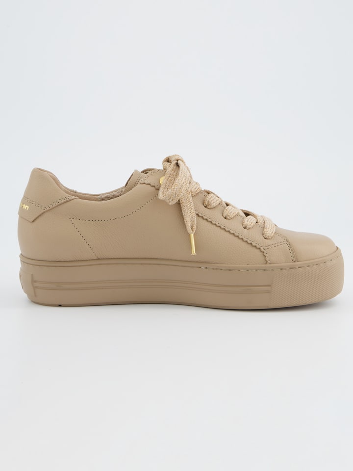 Tenisky Paul Green Beige 6028991 Leder-Sneakers in Beige - 3