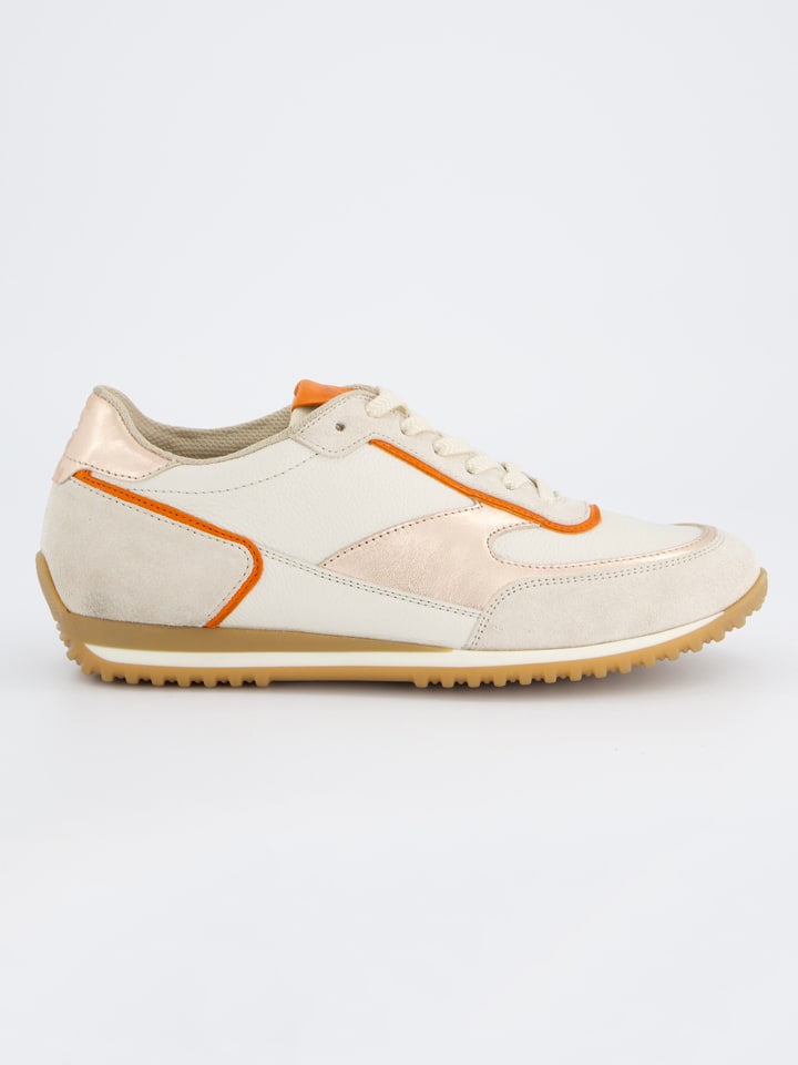 Tenisky Paul Green Beige/ Orange 9794267 Leder-Sneakers in Beige/ Orange - 2