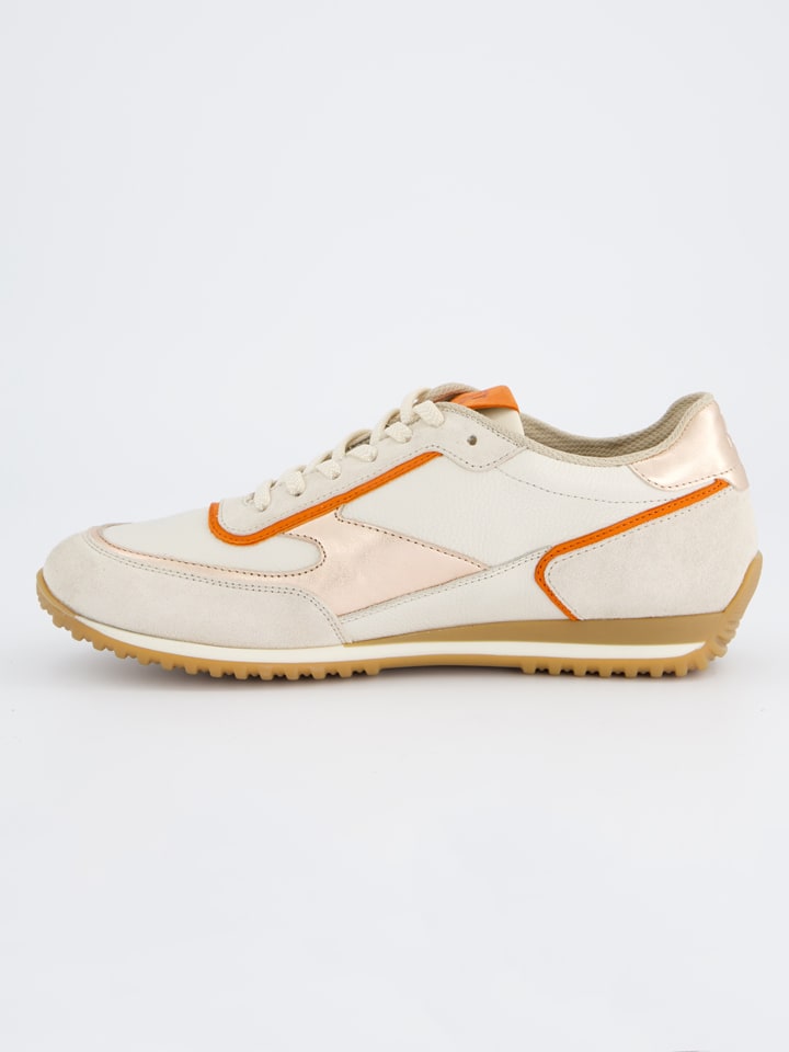 Tenisky Paul Green Beige/ Orange 9794267 Leder-Sneakers in Beige/ Orange - 3