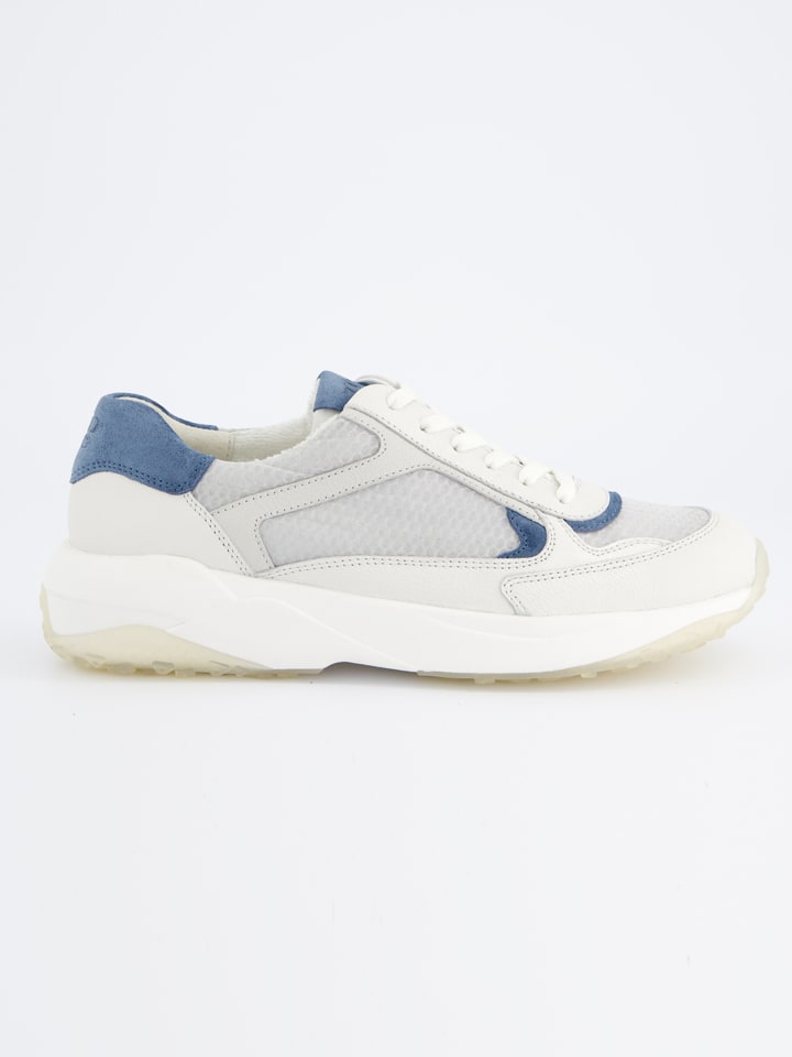Tenisky Paul Green Blau/ Grau/ Creme 1779055 Leder-Sneakers in Blau/ Grau/ Creme - 2