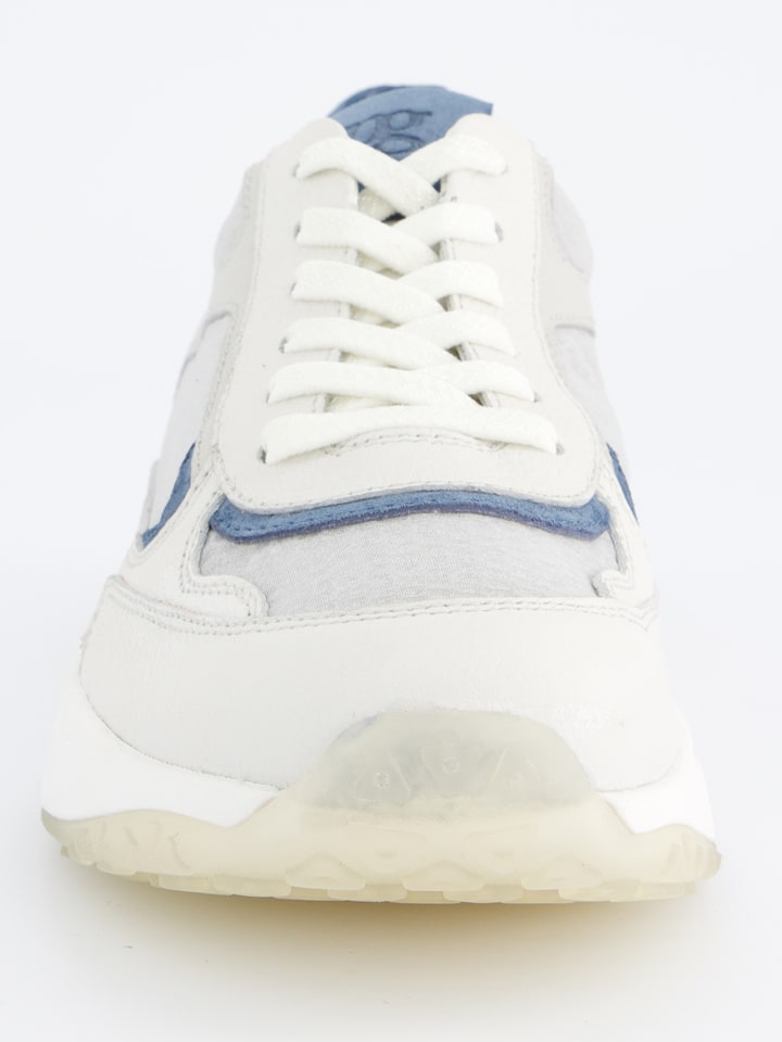 Tenisky Paul Green Blau/ Grau/ Creme 1779055 Leder-Sneakers in Blau/ Grau/ Creme - 4